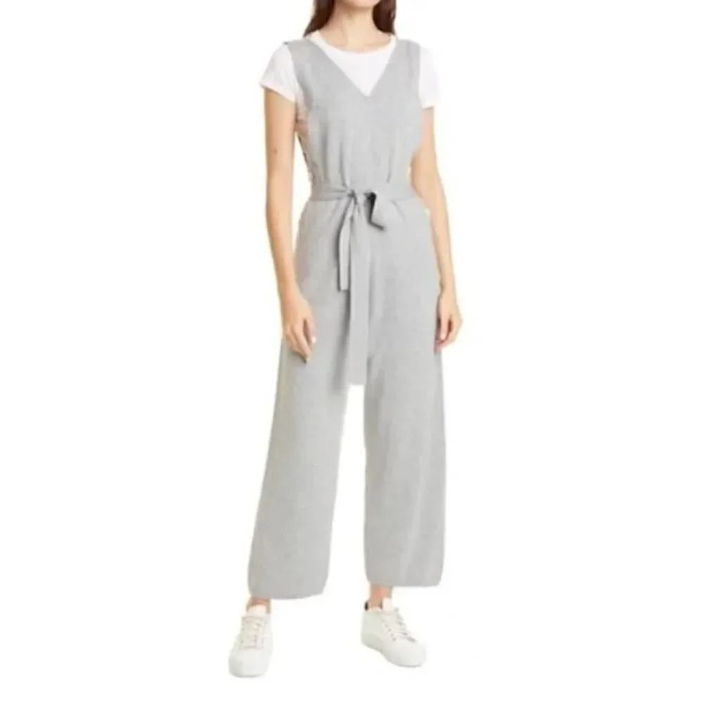 NWT Alex Mill Ollie Overall in Sweater Knit Heather Grey Sz. XL